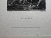 Originali XIX a. graviūra 1834, "Piligrimai" - nuotraukos Nr. 5