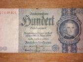 Vokietijos "Nazi" 100 markių banknotas