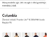 Striuke Columbia - nuotraukos Nr. 6