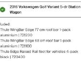 Thule Wingbar Edge skersiniai - nuotraukos Nr. 3