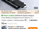 Powerbank su saulės baterija - nuotraukos Nr. 3