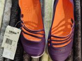 Adidas nauji guminiai bateliai violetiniai