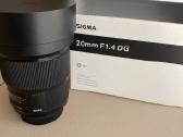 Sigma 20 mm 1,4f Dg Art Nikon mount - nuotraukos Nr. 3