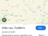 Parduodama zemes valda Birzu raj.