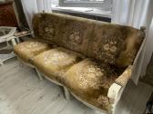 Trivietė sofa ir fotelis - nuotraukos Nr. 2