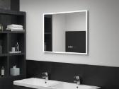 Veidrodis su LED apšvietimu ir laikrodžiu - nuotraukos Nr. 2