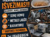 Nemokamai Išvežame Buitinę Techniką!vonias!metalą