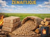 Medžio pjuvenų granulės 6mm En Plus A1 / Briketai