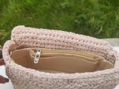 Rankų darbo crossbody rankinė - nuotraukos Nr. 3