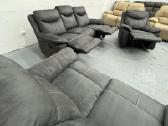 Svetainės komplektas 3+2+1 su Recliner