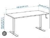 Ikea Reguliuojamo aukščio darbo stalas su kėde - nuotraukos Nr. 4