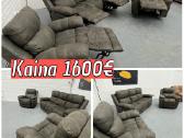 Odiniai baldai, su recliner, Didelis Pasirinkimas. - nuotraukos Nr. 8
