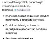 Papuošalas su magnetu ir svarovskiais - nuotraukos Nr. 5