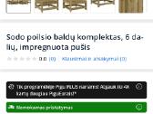Parduodu naujus lauko baldus - nuotraukos Nr. 6