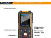 Sienos detektorius laidams metalui medziui Nf-513 - nuotraukos Nr. 8