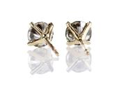 14k geltono aukso deimantiniai auskarai 1.04ct Vs2 - nuotraukos Nr. 3