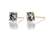 14k geltono aukso deimantiniai auskarai 1.04ct Vs2