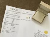 14k geltono aukso deimantiniai auskarai 1.04ct Vs2 - nuotraukos Nr. 8