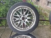 Bbs stiliaus ratlankia 17 sidabriniai 5x112 skylės - nuotraukos Nr. 5