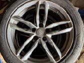 Audi a6 c6 ratlankiai su apynaujomis padangomis