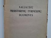 J. Puzinas. Naujausių proistorinių tyrinėjimų 1938