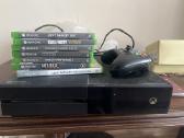 Xbox one + 22 diskai