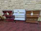 Vintažiniai mid century seviravimo staliukai - nuotraukos Nr. 23