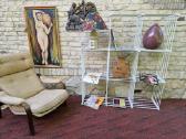 Vintažinė mid century medinė etažerė/lentyna - nuotraukos Nr. 4