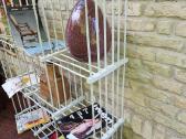 Vintažinė mid century medinė etažerė/lentyna - nuotraukos Nr. 7