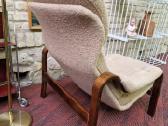 Vintažinis mid century autorinis fotelis/šezlongas - nuotraukos Nr. 3