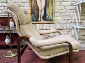 Vintažinis mid century autorinis fotelis/šezlongas - nuotraukos Nr. 4