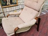 Vintažinis mid century autorinis fotelis/šezlongas - nuotraukos Nr. 8