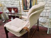 Vintažinis mid century autorinis fotelis/šezlongas - nuotraukos Nr. 19