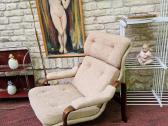 Vintažinis mid century autorinis fotelis/šezlongas - nuotraukos Nr. 26