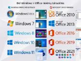 Windows 10/11 pro/office 21/24 pro plus CD raktai