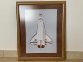 Įrėmintas plakatas Atlantis, raketa Nasa, 45x56cm - nuotraukos Nr. 5