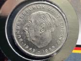 Vokietija 1974f 2 Mark Theodor Heus voke Unc - nuotraukos Nr. 2