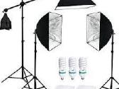 Apšvietimo rinkinys fotostudijai