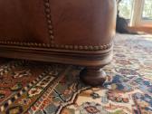 Odinė vintažinė trivietė sofa - nuotraukos Nr. 3