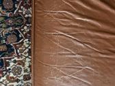 Odinė vintažinė trivietė sofa - nuotraukos Nr. 5
