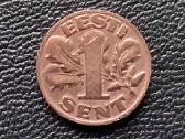 1 centas 1929m. Estija