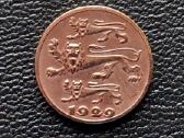 1 centas 1929m. Estija - nuotraukos Nr. 2