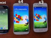 Samsung galaxy s3mini, s3, s4