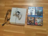 Playstation 4,1 pultelis, 4 zaidimai.