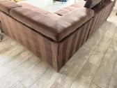 Didelė sofa lova su patalynės dėže - nuotraukos Nr. 3
