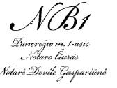 Notaro biuro administratorius/-ė