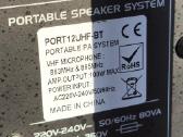 Nešiojama garso kolonėlė Ibiza Sound Port12uhf-bt - nuotraukos Nr. 3