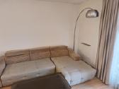 Modulinė minkšta kampinė sofa su miegama funkcija