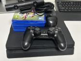 Parduodamas Playstation Slim 500gb + aksesuarai