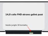 LED Ips matrica 14.0" (b140han04.0 V3.0) 30 pin - nuotraukos Nr. 2